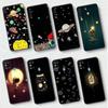 Чехол для Samsung Galaxy A50 A70 A30 A20s A20e A10 A40 A10s A10e M52 M51 M31 M30s M13 5G черный чехол для телефона астронавт космический корабль