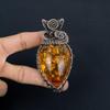 Кулон из балтийского янтаря, ювелирное изделие из драгоценного камня, обернутое медной проволокой 999 пробы, кулон ручной работы ко Дню матери