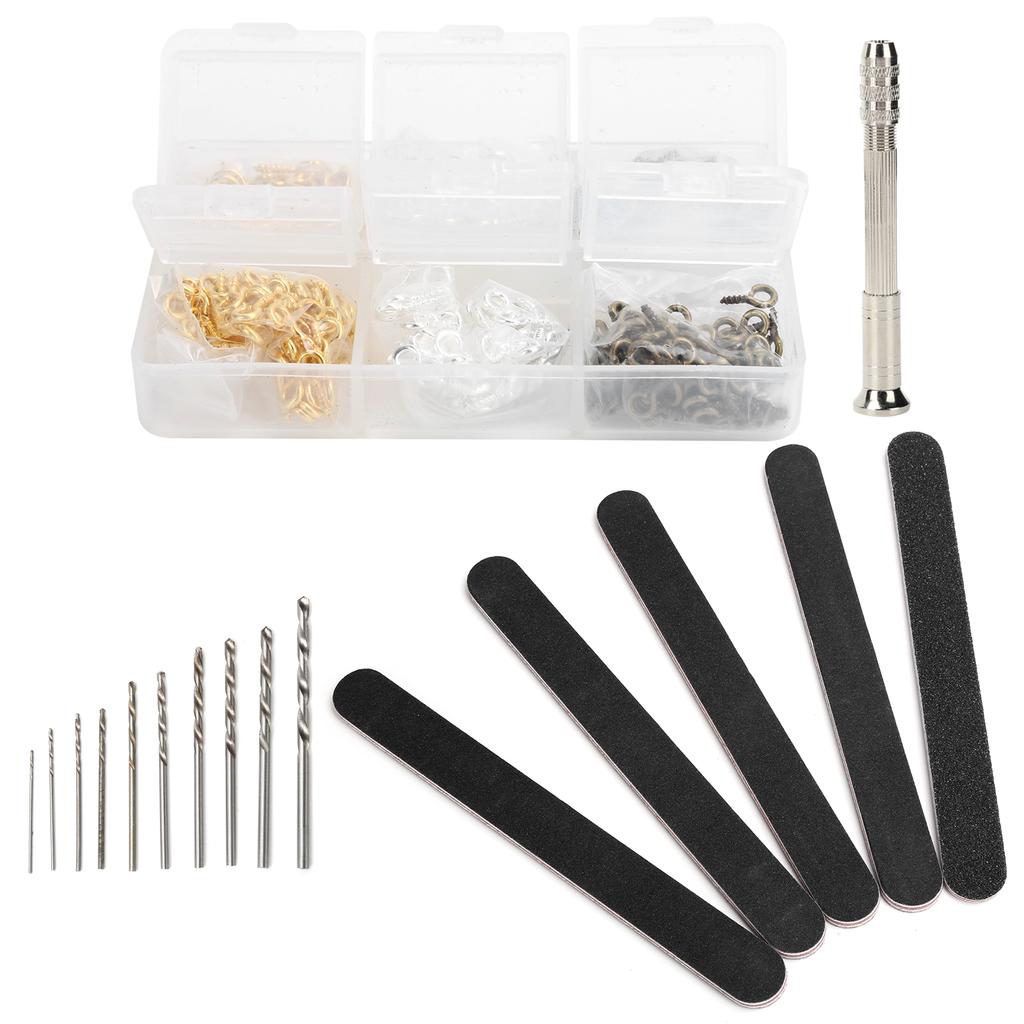 Набор ручных дрелей для изготовления ювелирных изделий, винты с проушиной, DIY ремесло, аксессуары для изготовления ювелирных подвесок