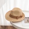 Panama Hat Fedora Wide Brim Straw for Men Summer Beach Sun Hat UPF Straw Hat for Women, Ideal Choice for Gifts