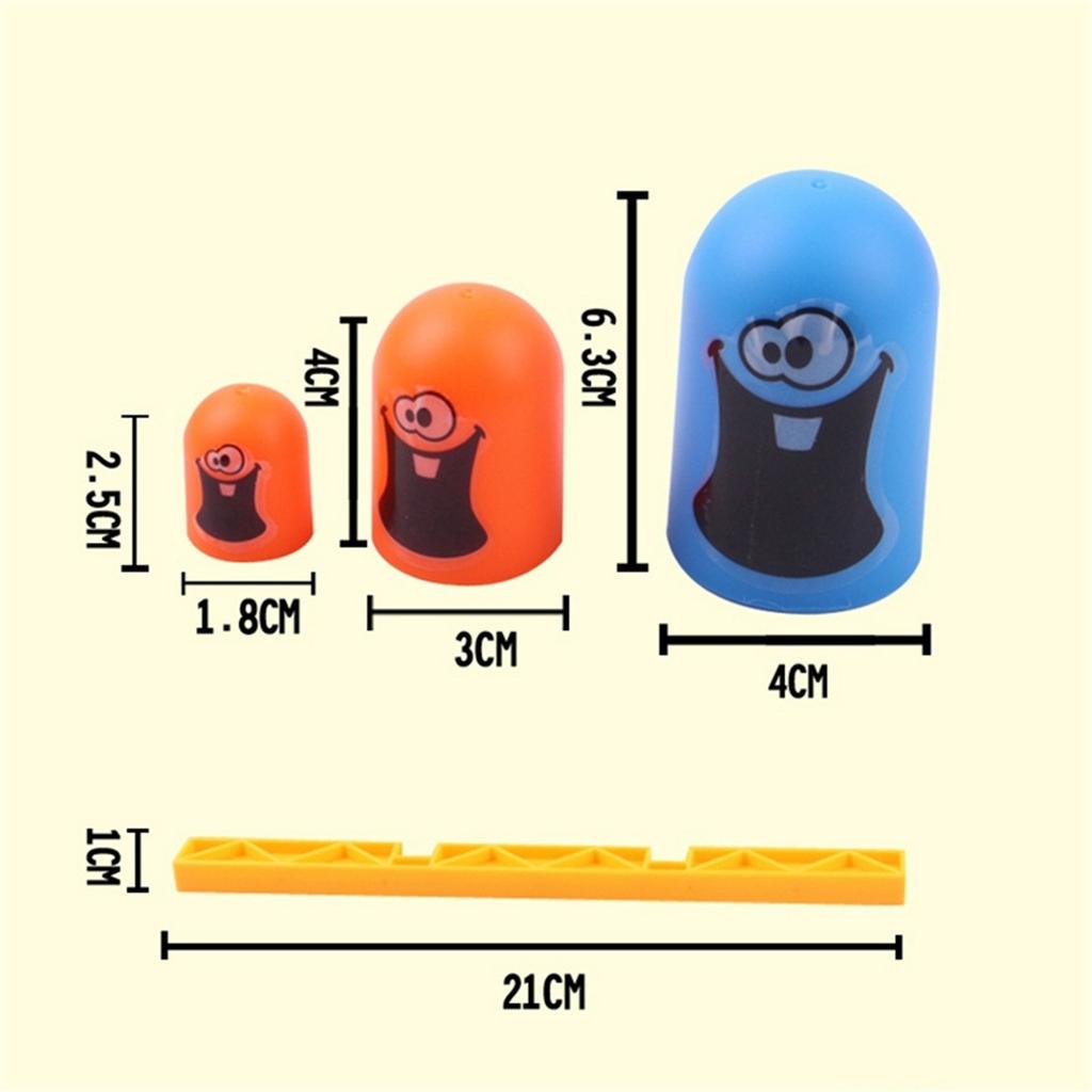 Wiwilys 2 Players Tic-Tac Toe Big Eat-Small Game Parent-child Interactive Competition