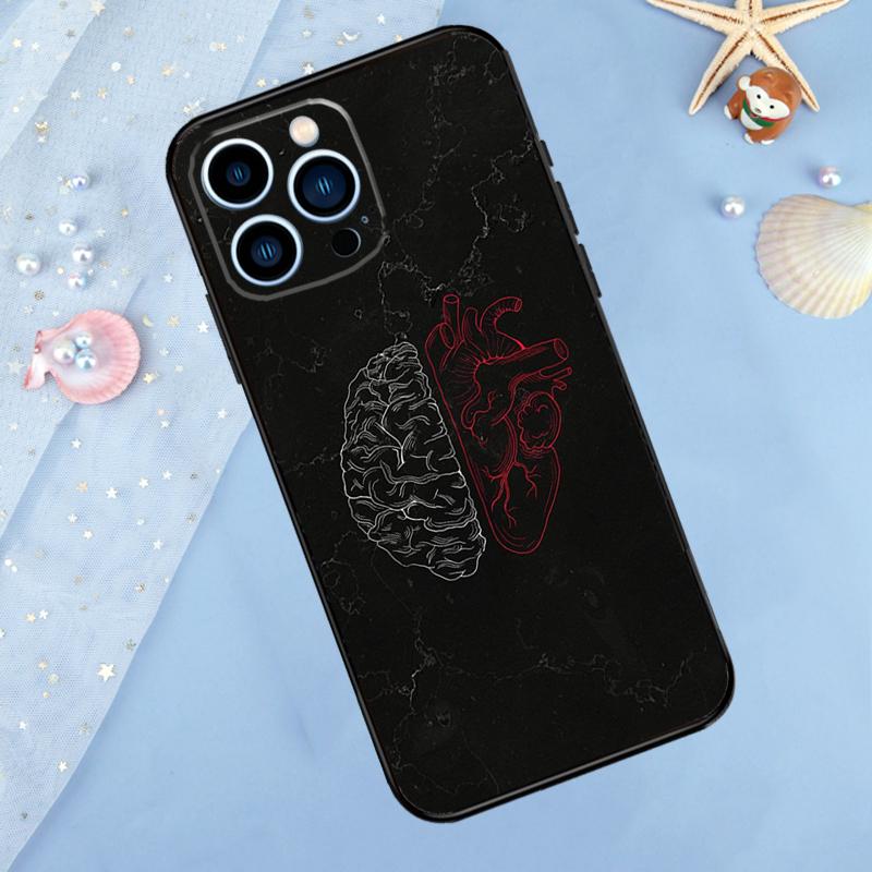 Чехол с рисунком мозга для iPhone 17 Pro Max 16 15 14 12 11 13 Pro Max Plus 12 13 Mini 16e 17 Air Задняя крышка