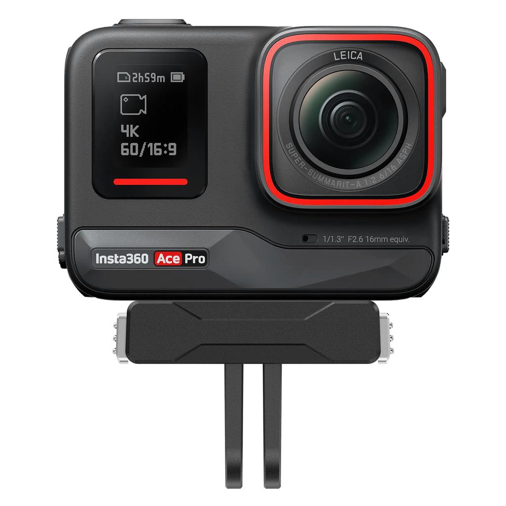 Магнитное быстросъемное базовое крепление для Insta360 X5/Ace Pro/Ace Pro 2 Магнитный адаптер Держатель для езды Аксессуар для спортивной камеры