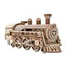 3D Wooden Puzzles for Adult DIY Model Block Kits Movable Train Car Truck Assembly Handmade Toy Hobby Creative Teen Kid Gift