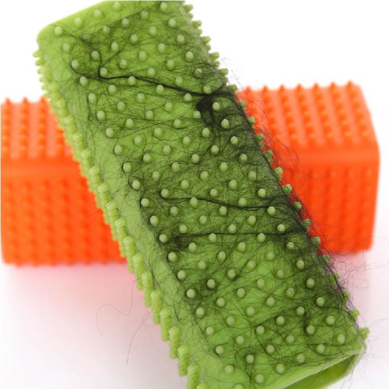 Silicone Hollow Rubber Pet Hair Brush Floating Hair Remover Furniture Carpet Clothes Cleaner Brush for Dogs Cats Pet