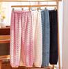 Women's Plus Size Coral Fleece Pajama Pants - Thick, Warm Flannel for Autumn/Winter