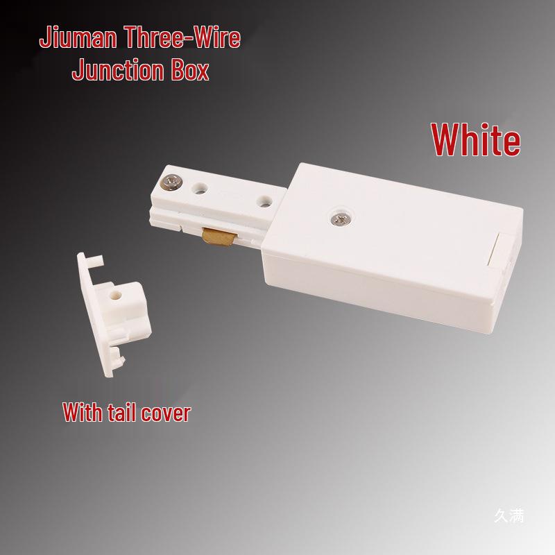 Track Power Junction Box - Dual/Triple Wire Connector for Square Track Lighting