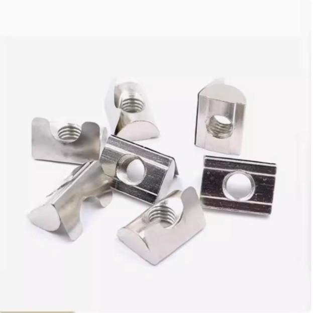 Евростандартная CNC пружинная гайка для алюминиевого профиля