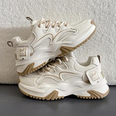 Женская весенняя новая мода, дизайнерские кроссовки с толстой подошвой, удобные, вулканизированные, повседневные, для ходьбы, без застежек