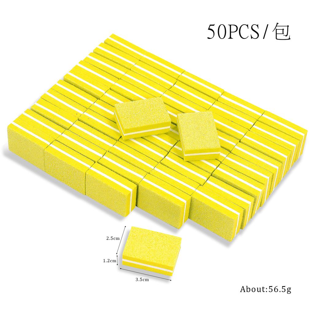 Губка для полировки ногтей Мини квадратная двухсторонняя пилка для полировки и восстановления ногтей Тофу Блок