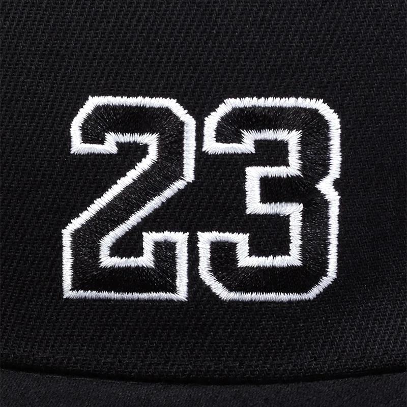 Unisex 23 Embroidery Baseball Hats Spring Autumn Outdoor Adjustable Casual Hip-hop Trucker Caps Sunscreen Hat