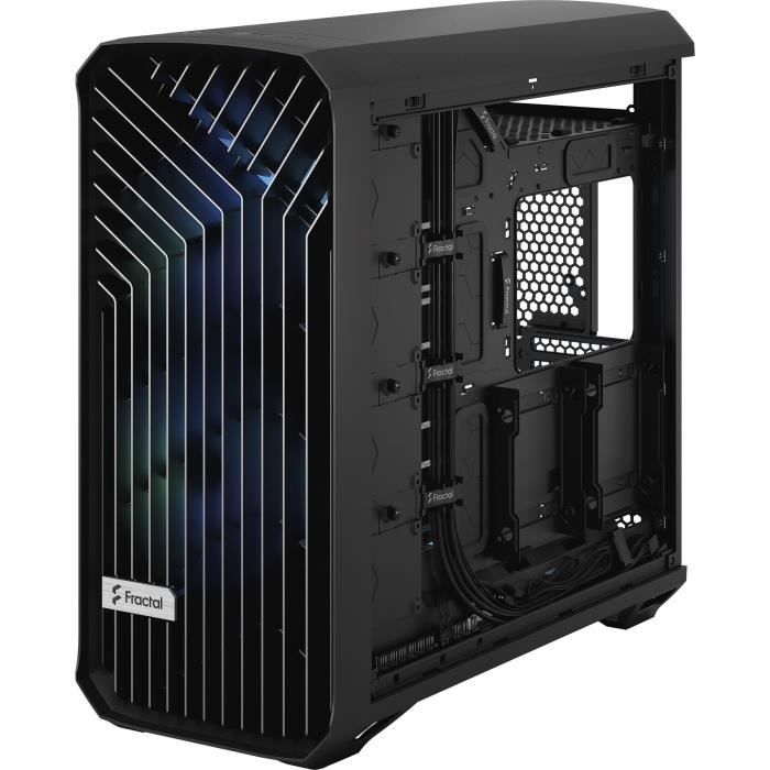 Boîtier PC - FRACTAL DESIGN - Torrent Black RGB TG Light Tint - SSI-CEB - Air Flow Optimisé Avec 5 Ventilateurs ARGB (FD-C-TOR1A-04)