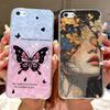 Для Apple iPhone 5 5S Чехол iPhoneSE Роскошный Чехол с Рисунком Цветов Мягкий Силиконовый Чехол для Телефона Для iPhone SE 2020 2022 iPhone5 Fundas