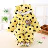 Осенне-зимние детские комбинезоны Bear Style Baby Coral Fleece Brand Hoodies Jumpsuit Baby Girls Boys Romper Newborn Toddle Clothing