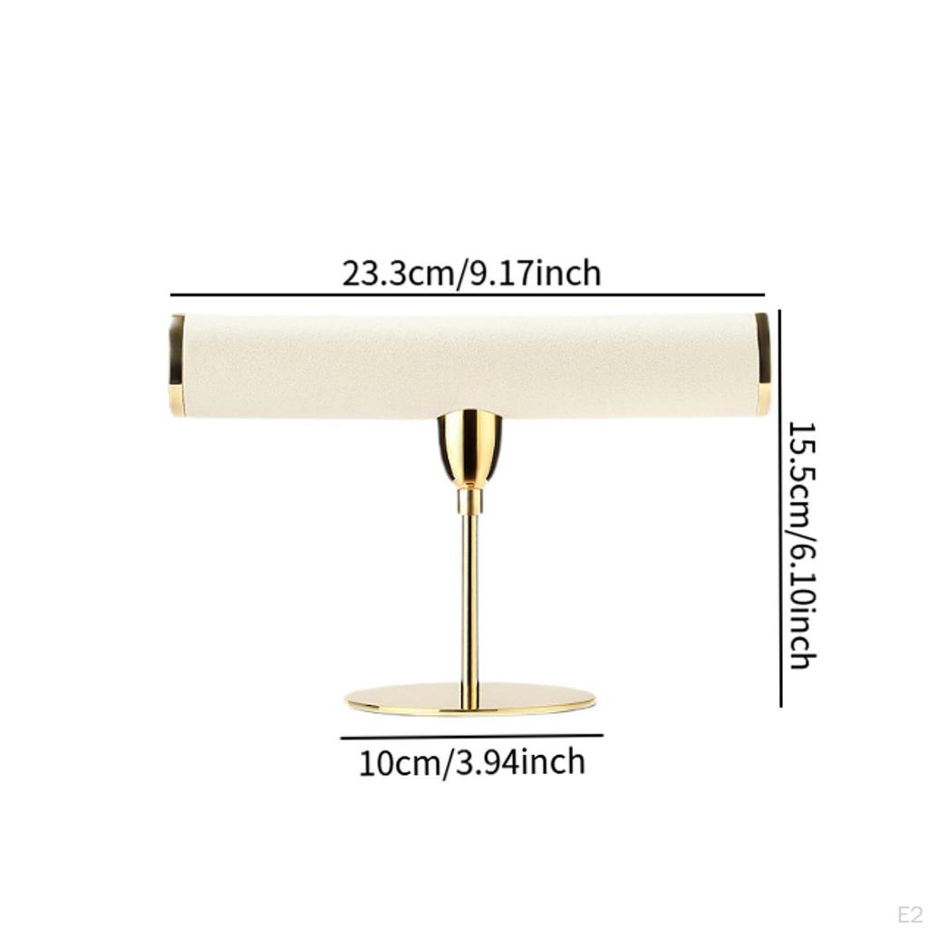 Подставка для браслетов Держатель для ожерелий Ювелирная башня Элегантная устойчивая основа Стойка