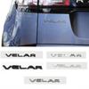 Эмблема автомобиля с буквами VELAR для R-ange R-over, боковые двери автомобиля, значок багажника, табличка с логотипом, наклейка