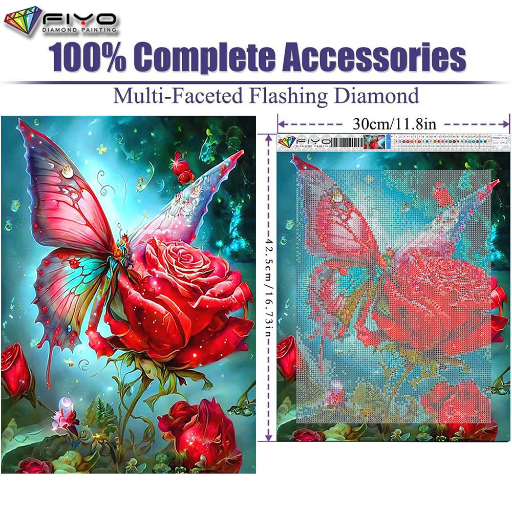 Diamond Painting Full Drill Owl Round Diamond Painting Handmade Mushroom Beautiful Fox Diy Diamond Mosaic Painting Home Decoration