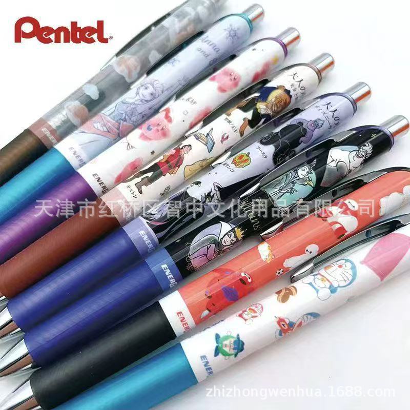 Pentel Paiton Doraemon Frozen 0.5 мм Ограниченная серия Быстросохнущая Выдвижная ручка