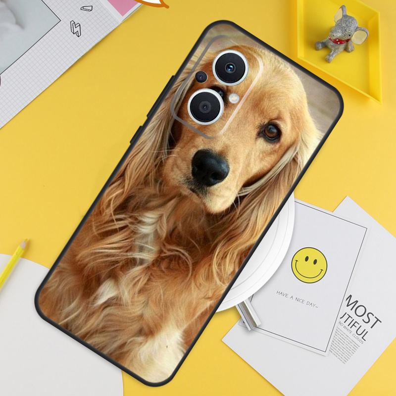 Cocker Spaniel Dog For OPPO Reno 14 12 11 10 13 Pro 8T 11F 12F 13F 14F 7 8 Lite OPPO Find X9 X8 X6 X5 Pro Case