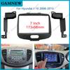 7 Inch 173*98mm 2 Din Car Radio Fascia For Hyundai I10 2008-2013 Stereo Frame Panel Dash Installation Bezel Trim Kit