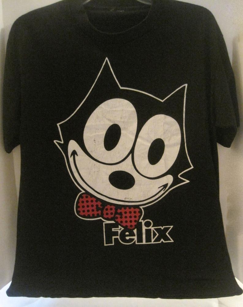 Футболка FELIX THE CAT 1988 Хлопок Полный Размер Унисекс S-5XL AC2730 Унисекс Футболка