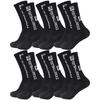 6Pairs Non Slip Grip Socks for Men Women Football Basketball Baseball Rugby Soccer Cycling Running Hiking Tennis Skateboard