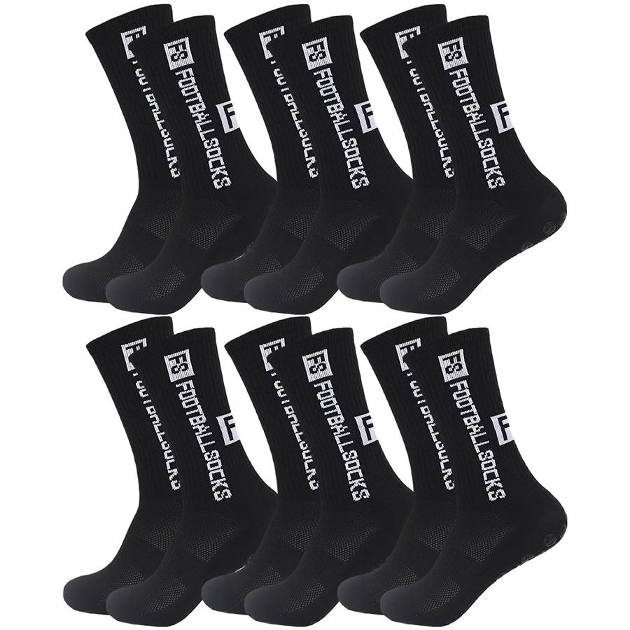 6Pairs Non Slip Grip Socks for Men Women Football Basketball Baseball Rugby Soccer Cycling Running Hiking Tennis Skateboard
