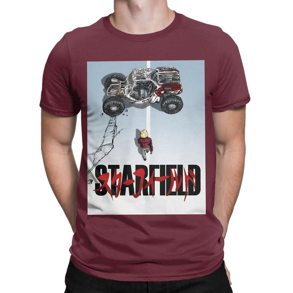 Starfield Akira Graphic 100 Cotton Tshirt Sstarfield Tees Tops For Unisex