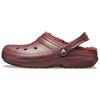 Classic Clog Eva Classic Warm Cotton Perforated Clogs Unisex Clogs Burgundy 203591-60U