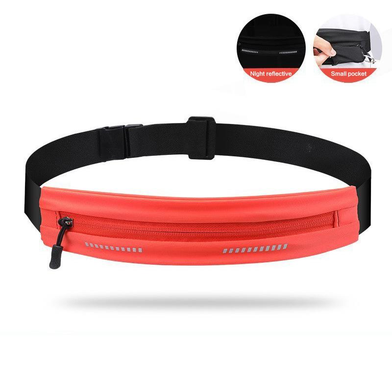 Elastic Waist Bag Foldable Large Capacity Running Belt for Outdoor Fitness Workout