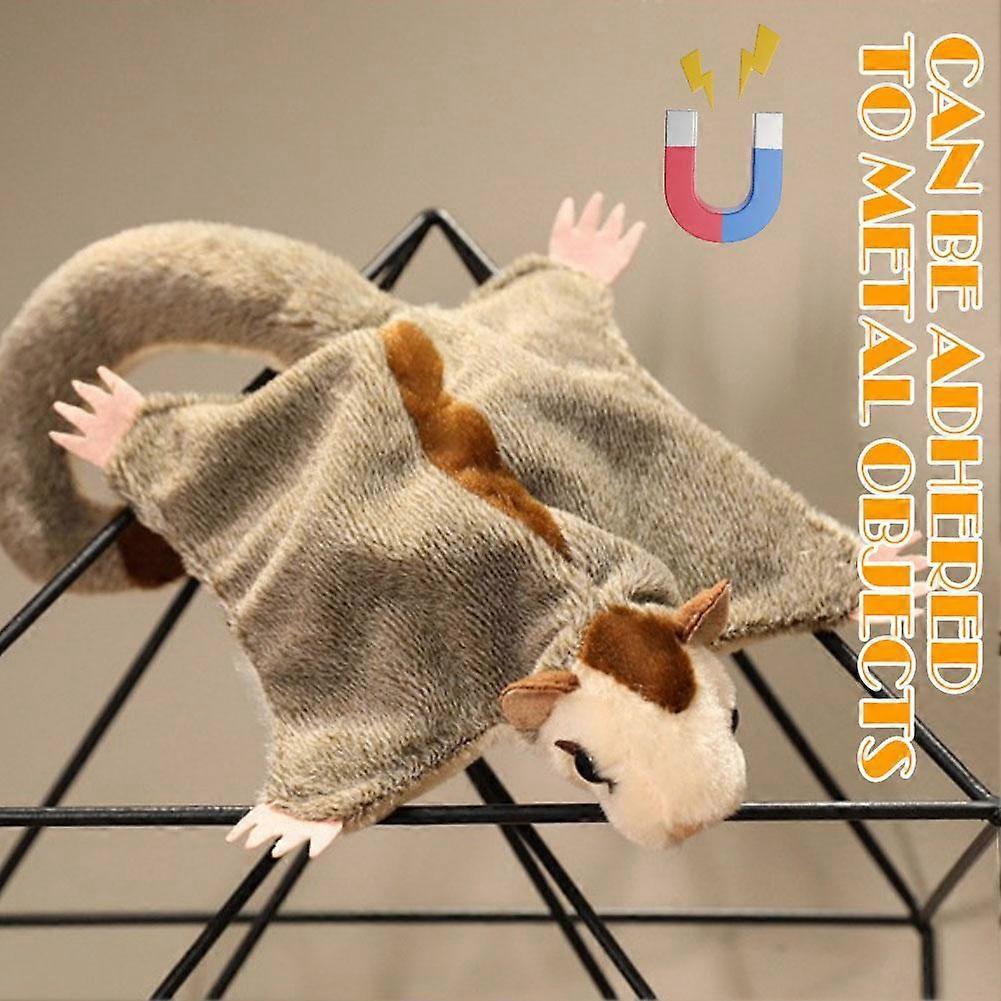 Sugar Glider Plush Toy Dress Up Magnetic Flying Squirrel Stuffed Animal Fun Gift
