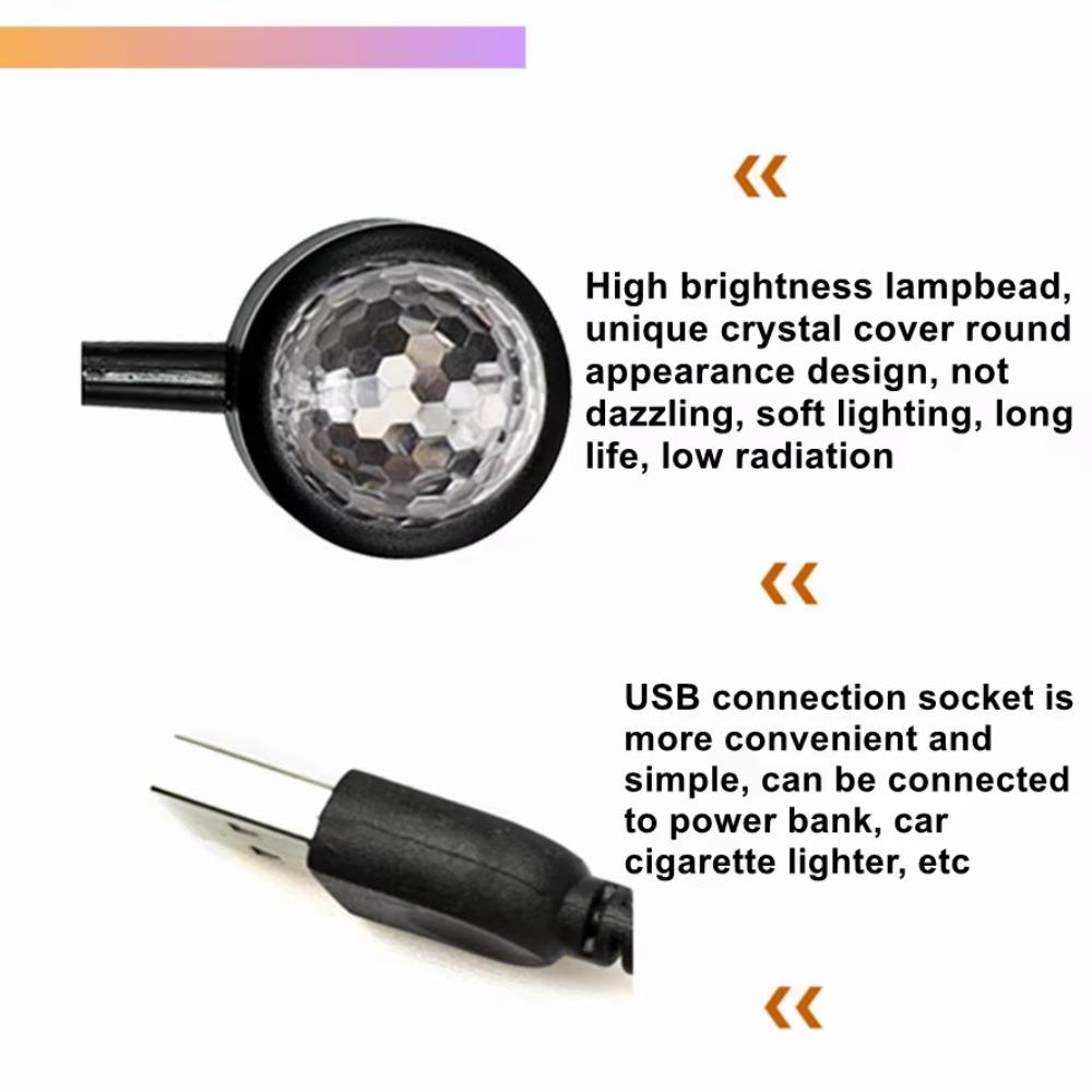 USB 10 режимов голосового управления цветной проектор лампа домашний декор ночник DC 5V портативный атмосферный свет фотография неоновый свет