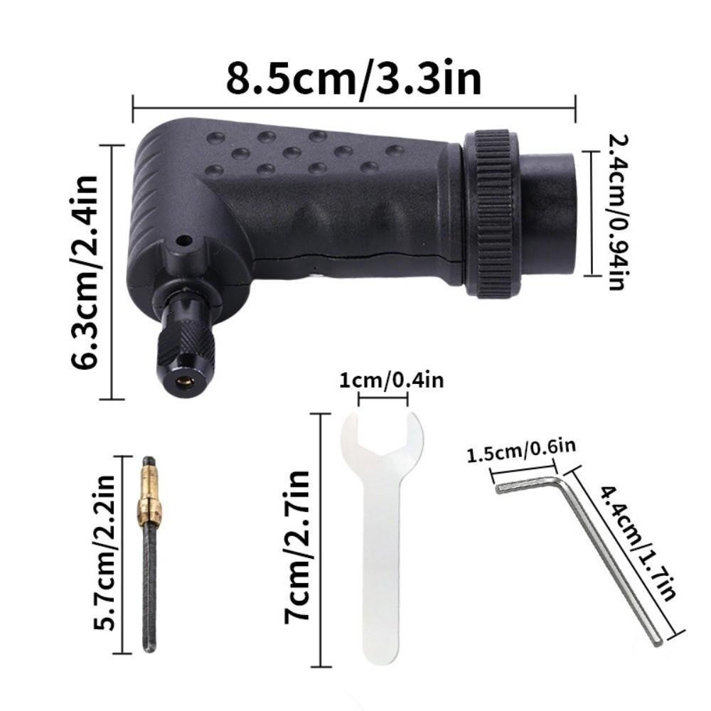 Right Angle Electric Grinder Converter 90° Rotation Tool Accessory For Rotary Tools