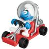 UDF THE SMURFS SERIES 2 SMURF ASTRONAUT Smurf Astronaut with MOON Approximately Fully Assembled Figure BUGGY, 87.5mm Tall, Non-scale, Painted,