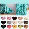 Мягкая уютная однотонная вязальная пряжа из микрофибры (chenille) для DIY-проектов
