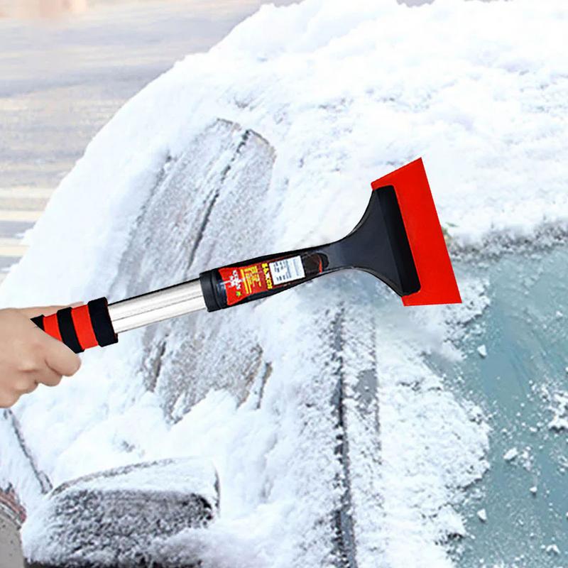 Snow Scraper Shovel Ergonomic Ice Scraper Effective No Scratch Automotive Window Shovel With Foam Handle For Scratch Ice Snow