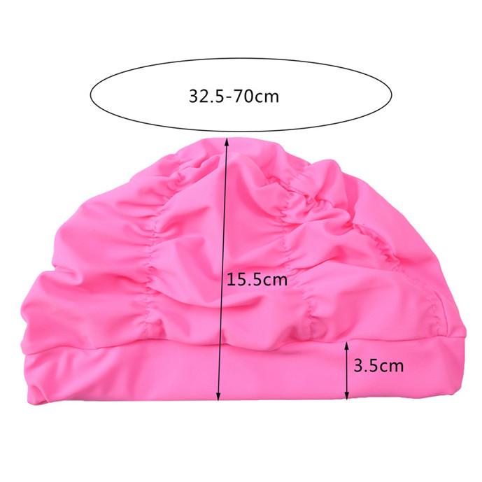 Шапочки для плавания Шапочки для купания Длинные короткие волосы Защита ушей Шапочки для плавания Тюрбаны Простые универсальные повседневные шляпы