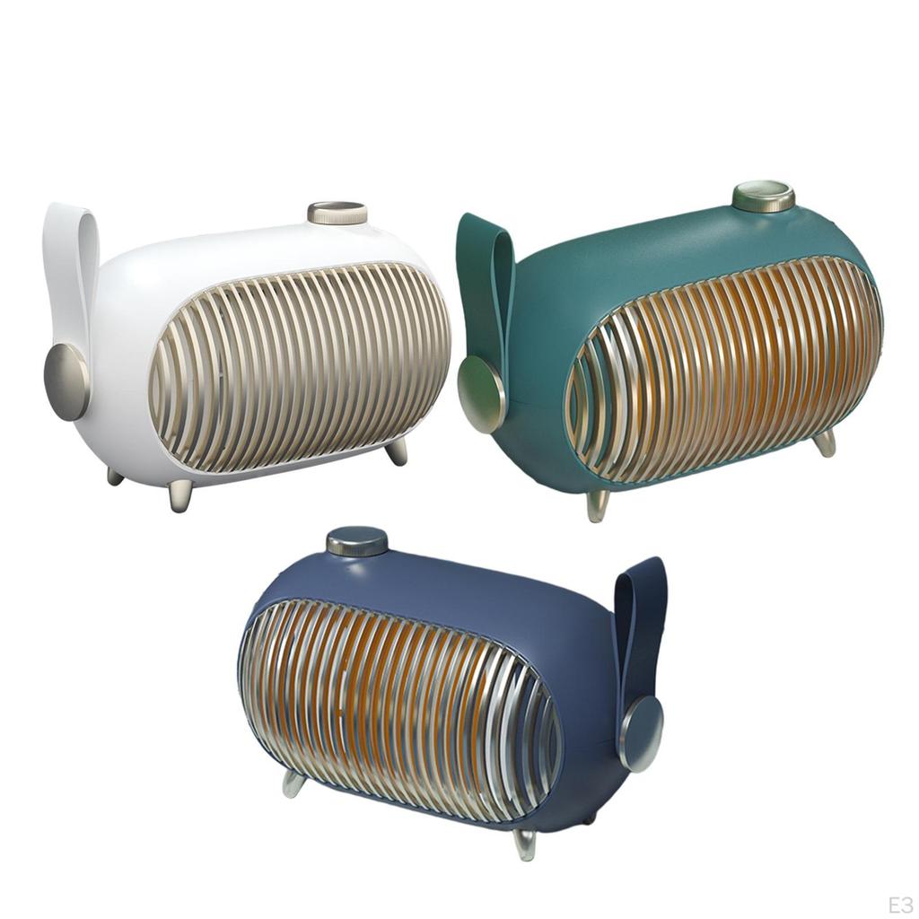 Электрический обогреватель 1 кВт с регулируемым вентилятором для ванной комнаты, дома, квартиры, офиса, рабочего стола