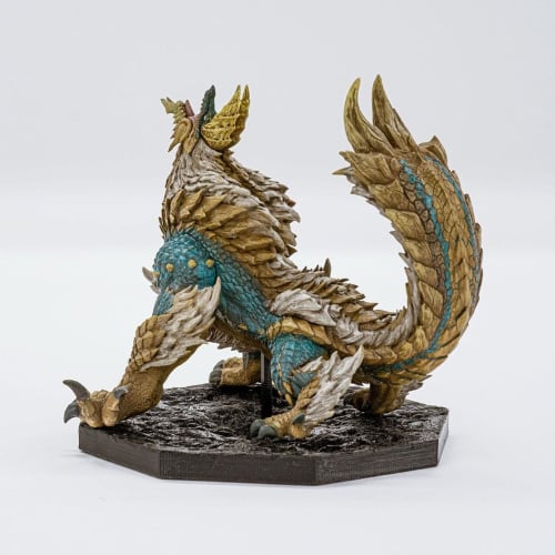 CAPCOM Monster Hunter FIGURE BUILDER CUBE MONSTER HUNTER Thunder Wolf Dragon Zinogre Approx. H106 X W111 X D109mm Made of PVC and ABS