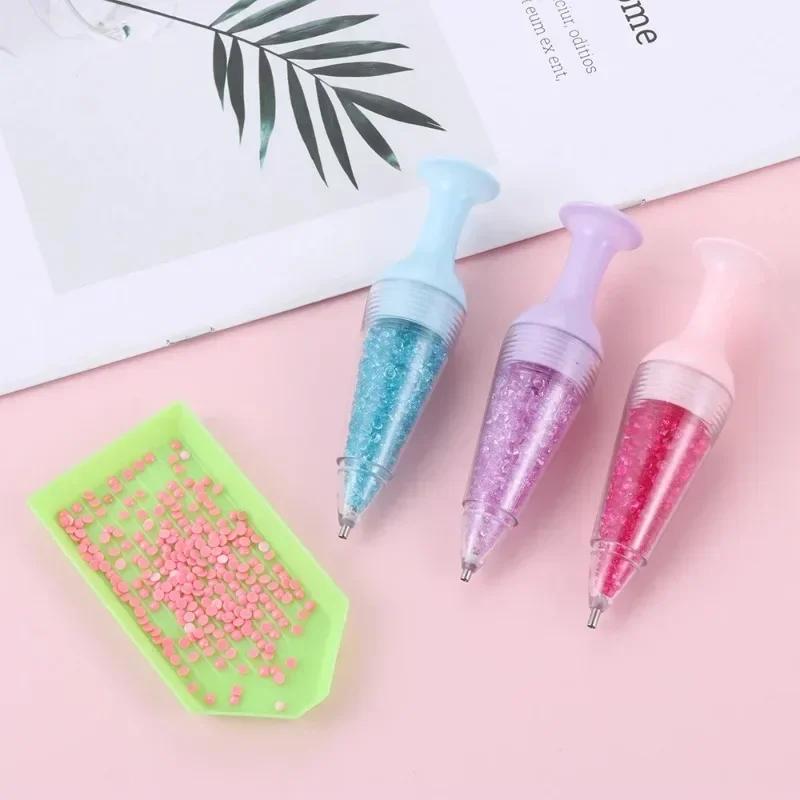 Форма цветочного горшка Кристаллическая ручка-сверло Алмазная картина Инструмент 5D Алмазная картина Подставка для хранения поделок Швейные принадлежности