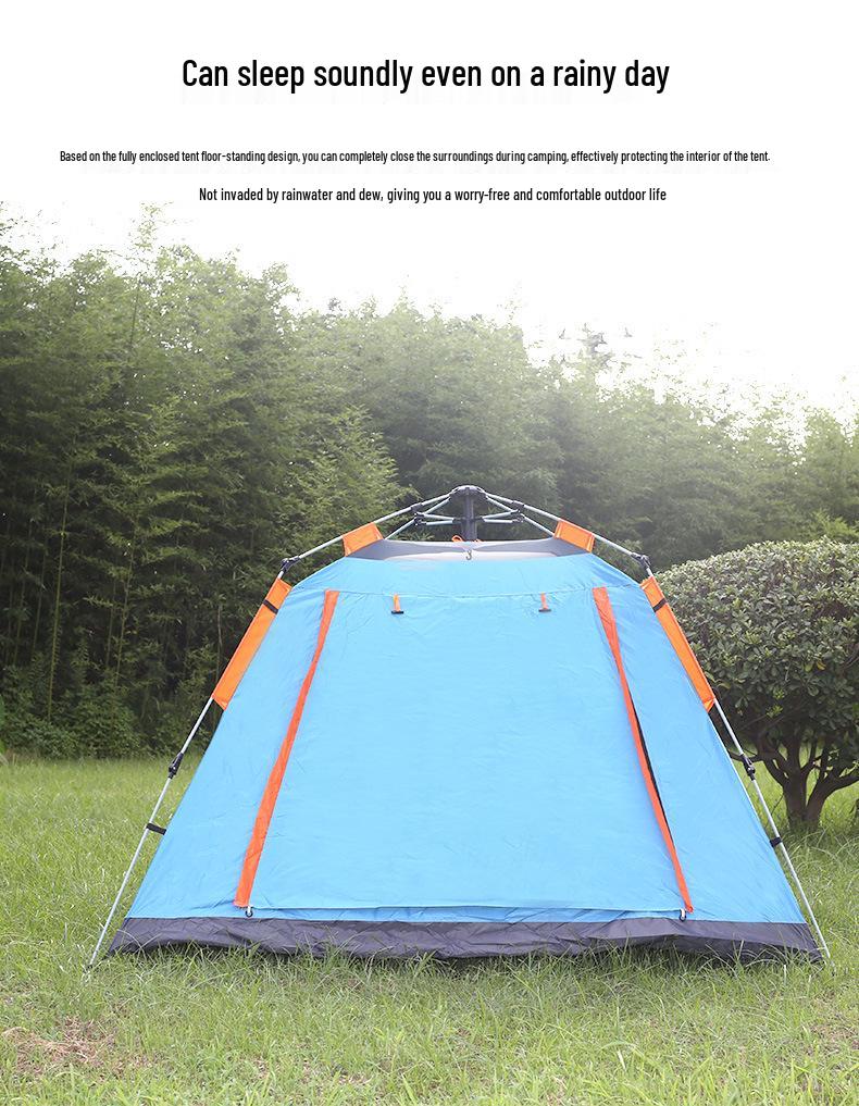 Fully Automatic Rainproof 3-4 Person Outdoor Folding Tent