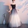 Длинное вечернее платье женское элегантное бальное платье трапециевидной формы из тюля для свадебной вечеринки и выпускного вечера