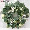 30Cm Simulation Garland American Decorative Door Decoration Berry Oil Fruit Eucalyptus Leaf Garland Pendant Eucalyptus Door Ring