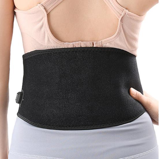 Heating Waist Pad Electric Waist Support Vibration Massage Lower Back Pain Lumbar Spine Cramps Relief USB Lumbar Heating Pad Warm Therapy Waist Belt