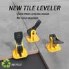 Pack Reusable Tile Levelers - Press Type, Interchangeable Steel Needle for Easy Paving & Wall Brick Laying