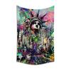 American Style Graffiti Cartoon Tapestry Car Road Tavern Wall Decoration Background Cloth Ins Wind Hanging Cloth