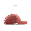 Autumn and winter corduroy solid color light board curved brim cap tide outdoor sports warm baseball cap