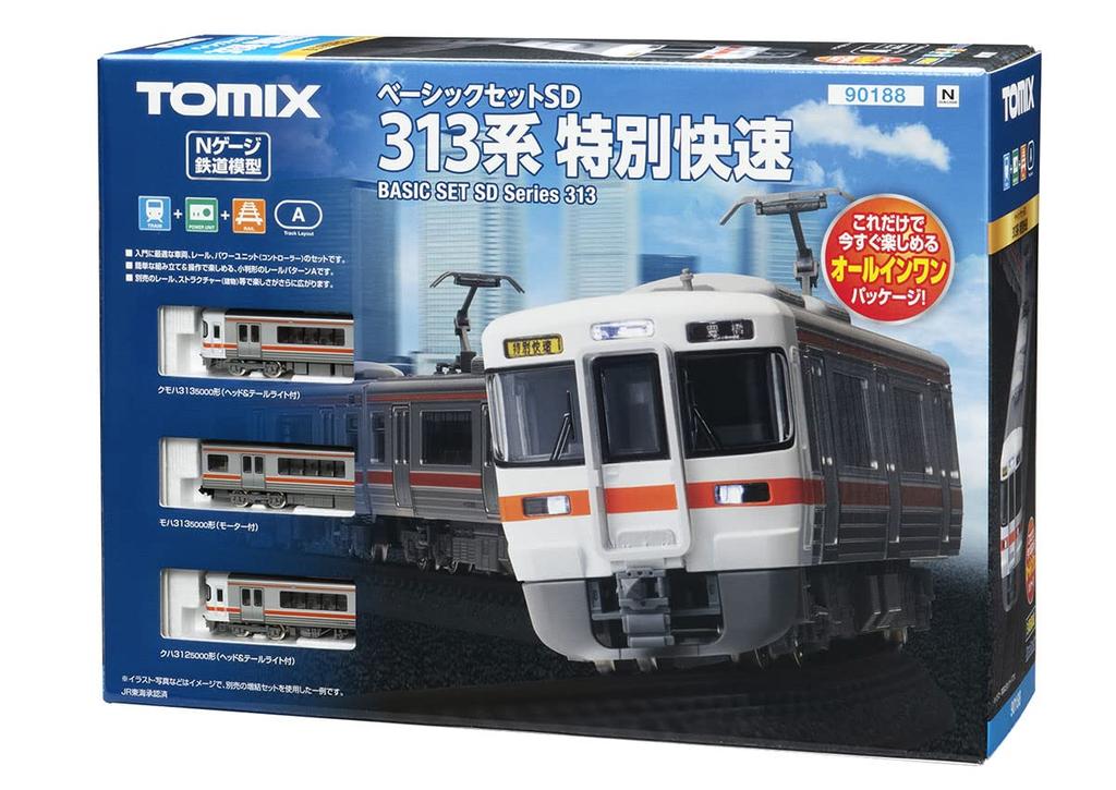 TOMYTEC TOMIX N Gauge Базовый набор SD Серия 313 Скоростной поезд 90188 Модель поезда Набор для начинающих