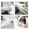 QiaoYi Nano Disposable White Nitrile Gloves