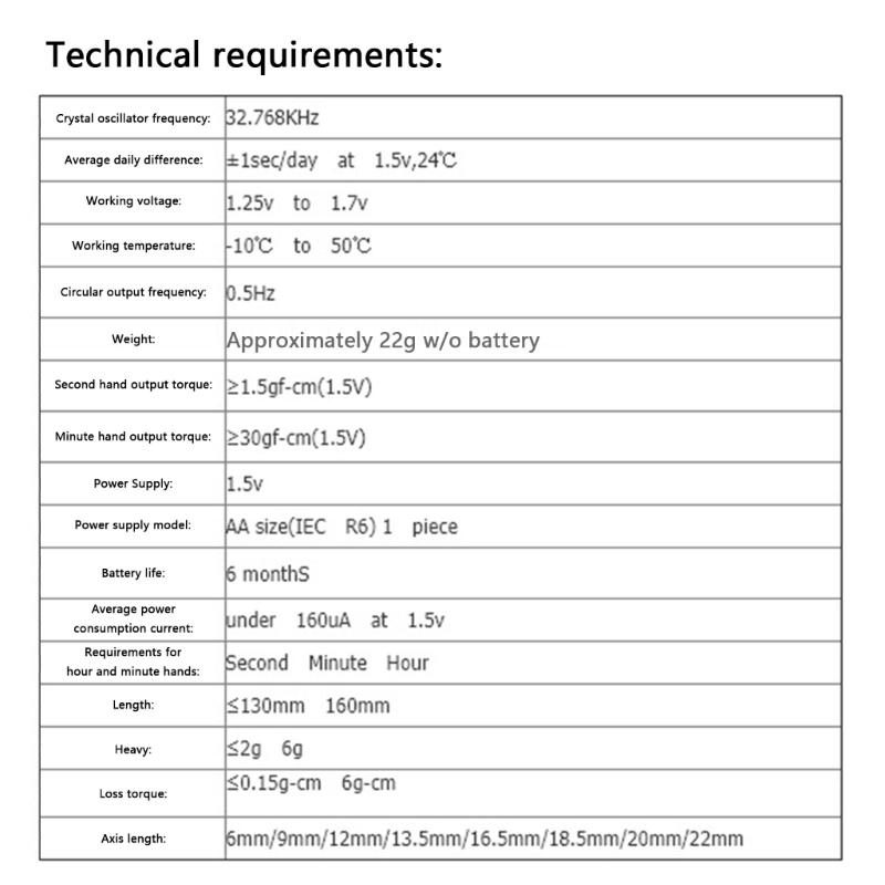 Quartzs Pendulums Clock Movement Mechanism Repair Parts Replacement with Hands and Pendulums for Clock Repair DIY